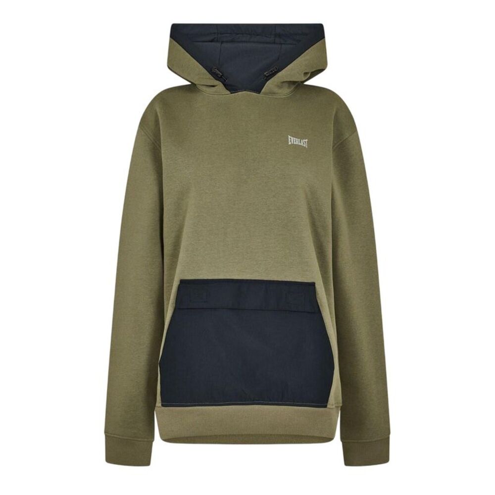 Everlast Womens/Ladies Utility Pocket Regular Hoodie / Khaki Green